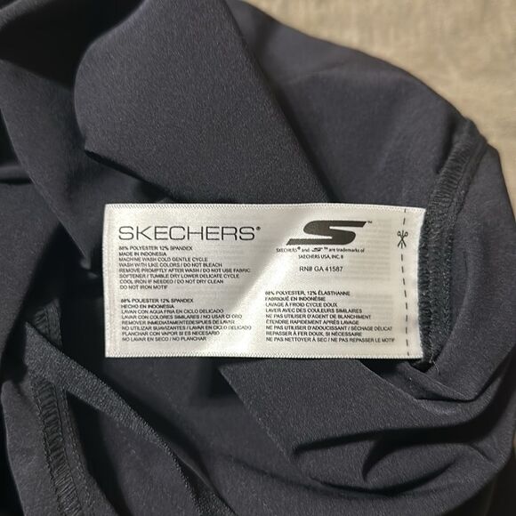 SKETCHERS MP BLACK PULL-ON INTERIOR DRAWSTRING SCRUB BOTTOM CARGO PANTS - Picture 10 of 13